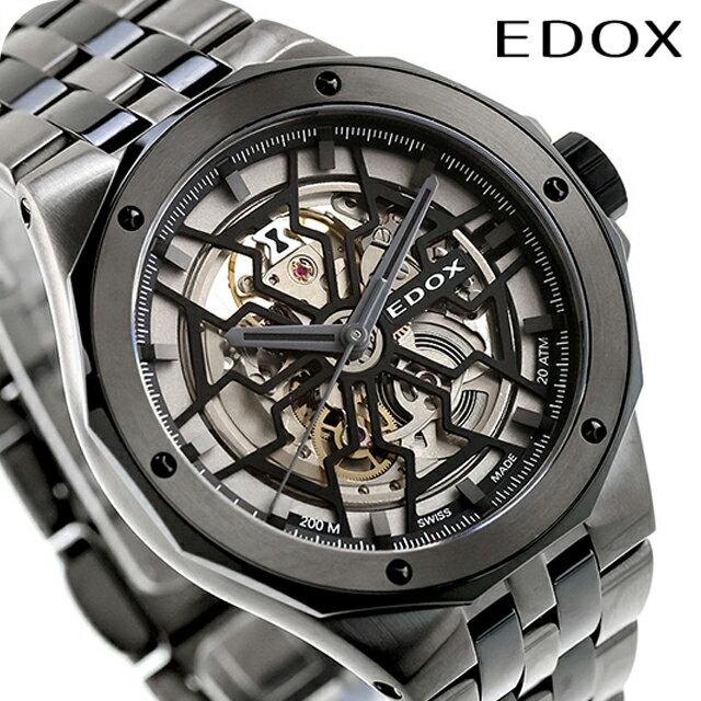 エドックス デルフィン オリジナル メカノ オートマティック 自動巻き 腕時計 ブランド メンズ オープ..