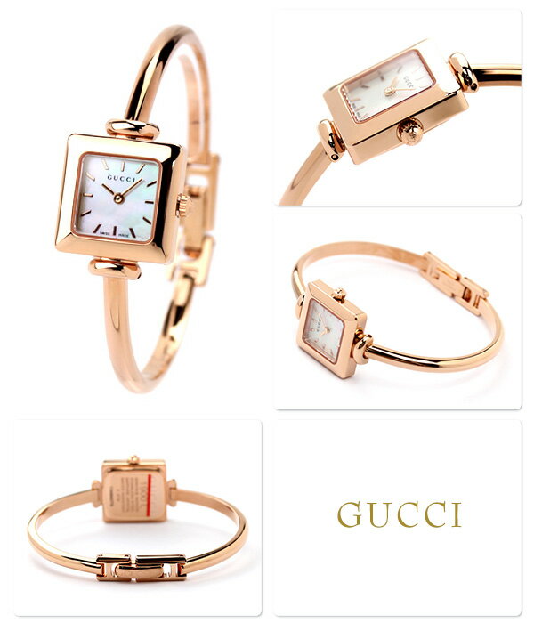 【楽天市場】グッチ 時計 レディース GUCCI 腕時計 1900 ホワイトシェル × ピンクゴールド YA019520【あす楽対応】：腕時計