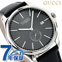 ＼1日は12,780円OFFクーポン！全品10％OFF／ グッチ 時計 メンズ GUCCI 腕時計 G-タイムレス 自動巻き YA126319 グレー × ブラック その1