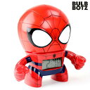 目覚まし時計 子供 キャラクター マーベル スパイダーマン デジタル クロック BULBBOTZ 2020039