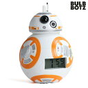 目覚まし時計 子供 キャラクター スターウォーズ BB-8 デジタル クロック BULBBOTZ 2020503