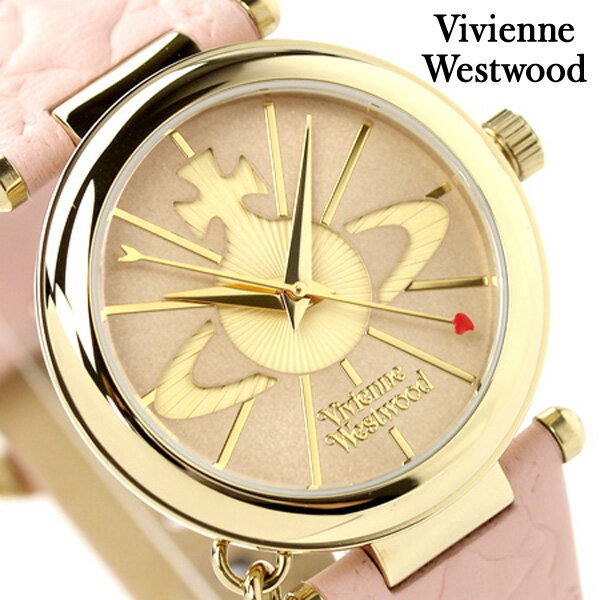 ヴィヴィアンウエストウッド ヴィヴィアン・ウエストウッド 腕時計 レディース オーブ ピンク×ゴールド Vivienne Westwood VV006PKPK 時計