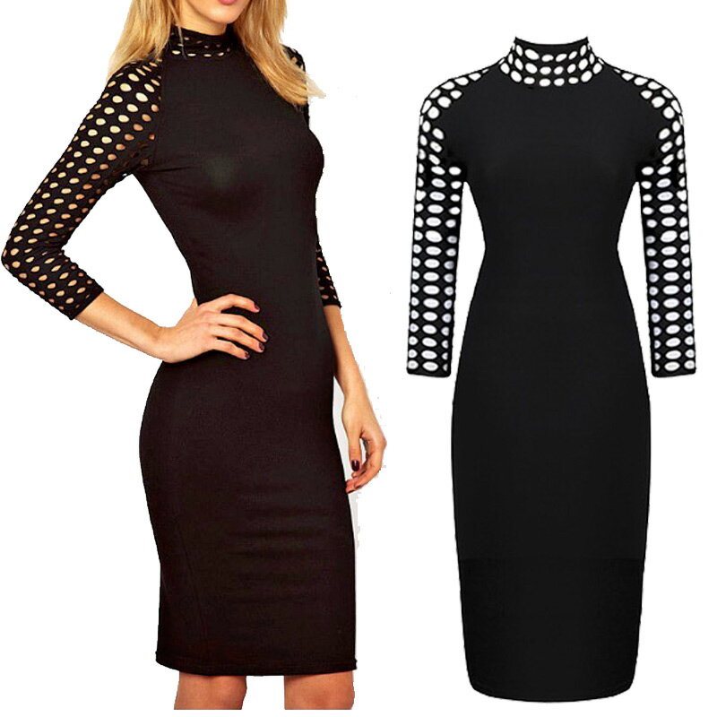 パーティードレス ロング 袖あり 結婚式 ロングドレス ワンピース 長袖 シースルー 演奏会 ドレス 大人 キャバドレス キャバ ドレス ロング セクシー タイ...