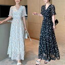 レディース ワンピース リゾート ロングワンピース きれいめ 上品 春 夏 秋 マキシワンピース マキシワンピ リゾートワンピース サマードレス 30代 40代...