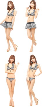 PinkyGirls ピンキーガールズ 水着 体型カバー レディース ビキニ セット 体型カバー水着 30代 40代 50代 60代 ママ ミセス ママ水着 セパレート 3点セット パンツ ショートパンツ ラッシュガード ホルターネック ワイヤービキニ フリル レース かわいい セクシー 女の子