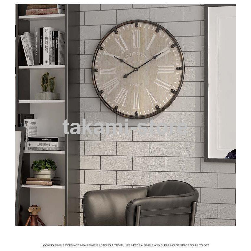 壁掛け時計 掛け時計 おしゃれ 新築祝い ウォールクロック クロック　50cm 金属 インテリア 時計 壁掛け モダン 北欧 ギフト 電池 静音