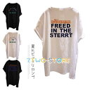 ロングT ロングtシャツ レディース 半袖 ゆる Tシャツ ドロップショルダー ロングティーシャツ 五分袖 クルーネック ダンス衣装 体型カバー(4)
