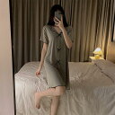 パジャマ レディース 夏 半袖 ワンピース ルームウェア 可愛い 涼しい ひんやり 前開きワンピ 入院 部屋着 リラックス 寝巻き 女の子 暑さ対策