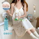パジャマ レディース 花柄 おしゃれ キャミワンピース ロングネグリジェ パッド付き ワンピース 部屋着 可愛い 夏 ルームウェア 寝巻き ゆったり