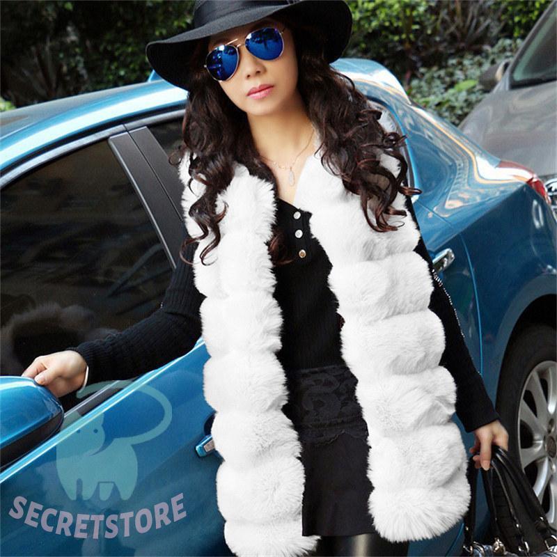 ファーベスト レディース 秋 冬 フェイクファー ロング ジレベスト ボアベスト 毛皮コート 防寒 ブルゾン ふわふわ 暖かい 前開き ジレ ギフト