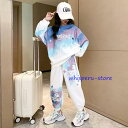ジャージ 子供服 長袖 パーカー セットアップ キッズ カジュアル 女の子 パンツセット スウェット スポーツウェア 春 秋(4)