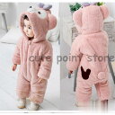ロンパース オールインワン出産祝い ベビー服 防寒着 赤ちゃん着ぐるみ フード キッズ 新生児服子供用 お出掛け 厚手 男の子女の子 長袖カバーオール