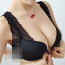 ノンワイヤーブラ ナイトブラ フロントホック 育乳 ノンワイヤー ブラジャー 快適 バストケア 下着 レース セクシー 谷間 盛れる 20代30代40代50代