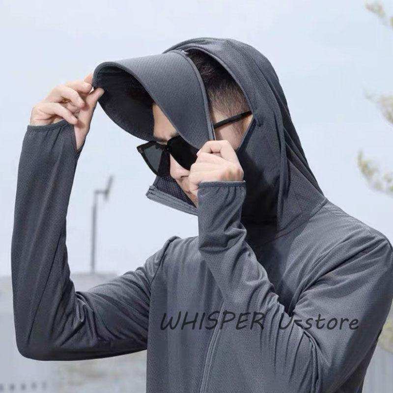 ラッシュガード UVカット パーカー UVパーカー　UPF50+ 冷感素材 メンズ パーカー 長袖 水着 ラッシュパーカー フード付