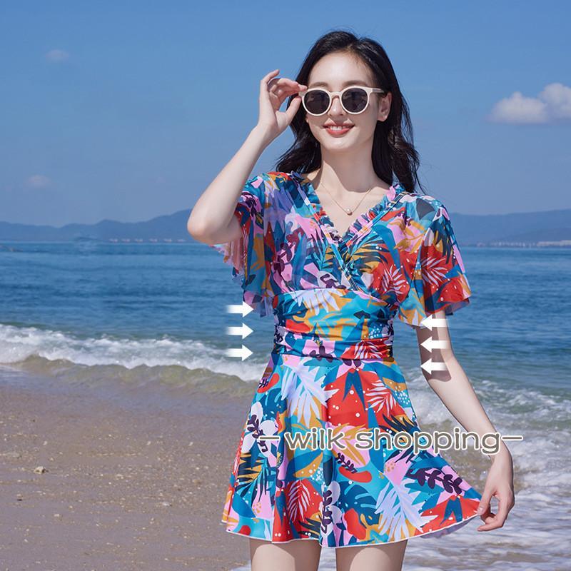 水着 レディース ショートパンツ 体型カバー ママ 20代 30代 40代 50代 60代 オトナ女子 ママ水着 上品 おしゃれ海