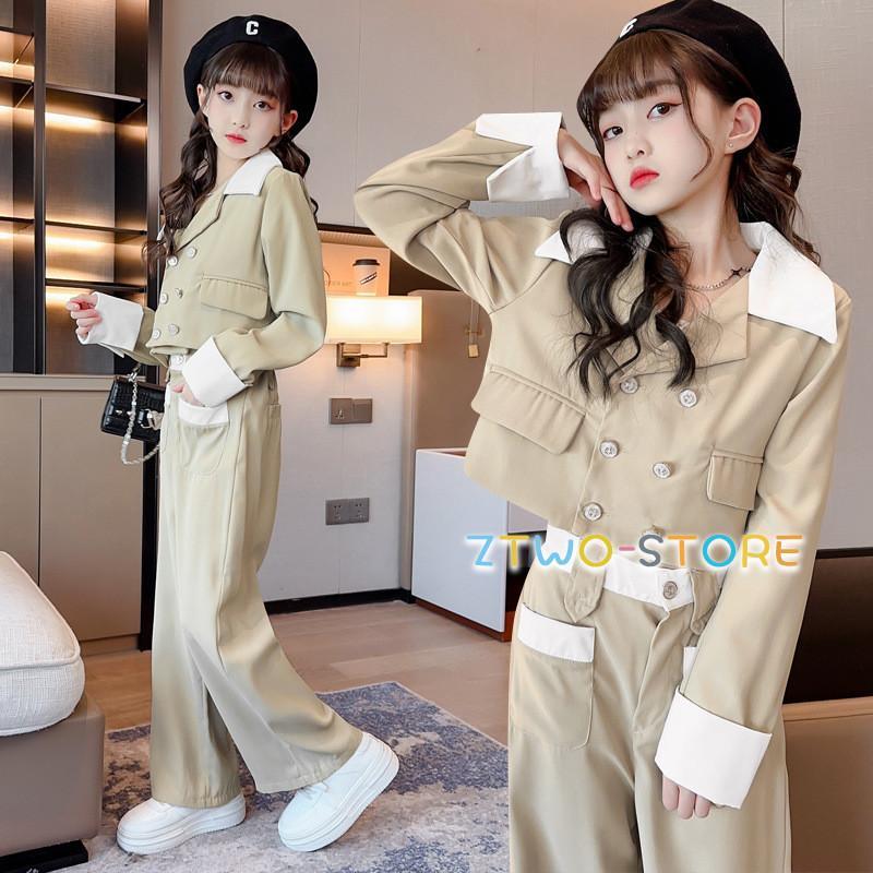 卒業式 パンツスーツ 女の子 入学式 小学生 ピアノ発表会 パンツスーツ トップス パンツ キッズ フォーマルスーツ 七五三 韓国 子供服 150 120