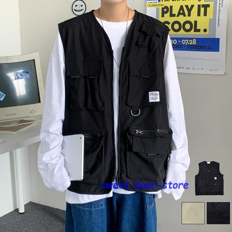 フィッシングベスト メンズ レディース 前開き 多ポケット 多機能 ベスト チョッキ 便利 機能性 お釣り キャンプ 登山 速乾 おしゃれ カジュアル