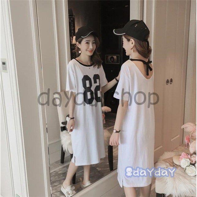 Tシャツワンピース 夏物 半袖 体型カバーワンピース ゆったり スウェットレディース 可愛い ミディアム..