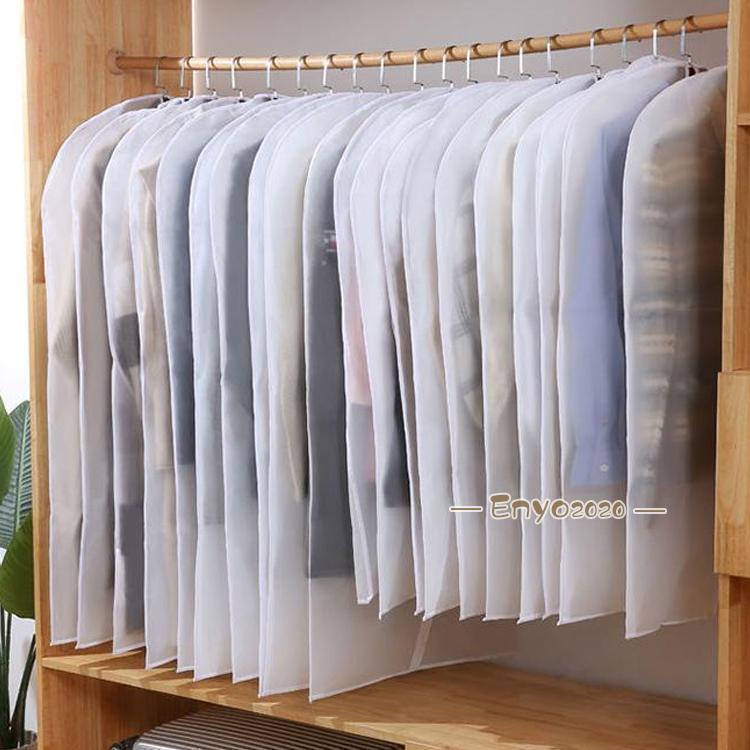 10点セット 衣装カバー 洋服カバー ホコリ防止 衣類収納 取り付け簡単 衣類カバー ウエアカバー 収納カ..