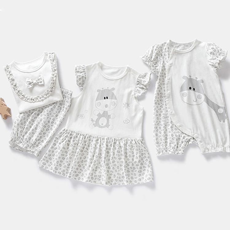 半袖 ロンパース 防寒着 つなぎ 春夏　新生児 幼児 カバーオール 男の子 ジャンプスーツ　ベビー服 赤ちゃん 百日祝い 出産祝い