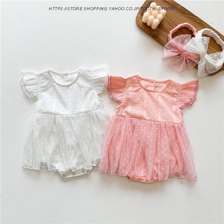 半袖 ロンパース 防寒着 つなぎ 春夏　新生児 幼児 カバーオール 女の子 ジャンプスーツ　ベビー服 赤ちゃん 百日祝い 出産祝い