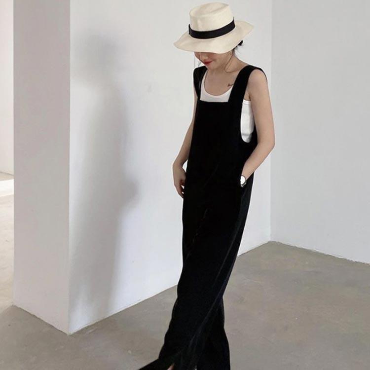 可愛い パンツ オールインワン 春夏 通勤 サロペット 大人 クエアネック 落ち感 きれいめ カジュアル ワイドパンツ サロペット 旅行 お洒落 オフ