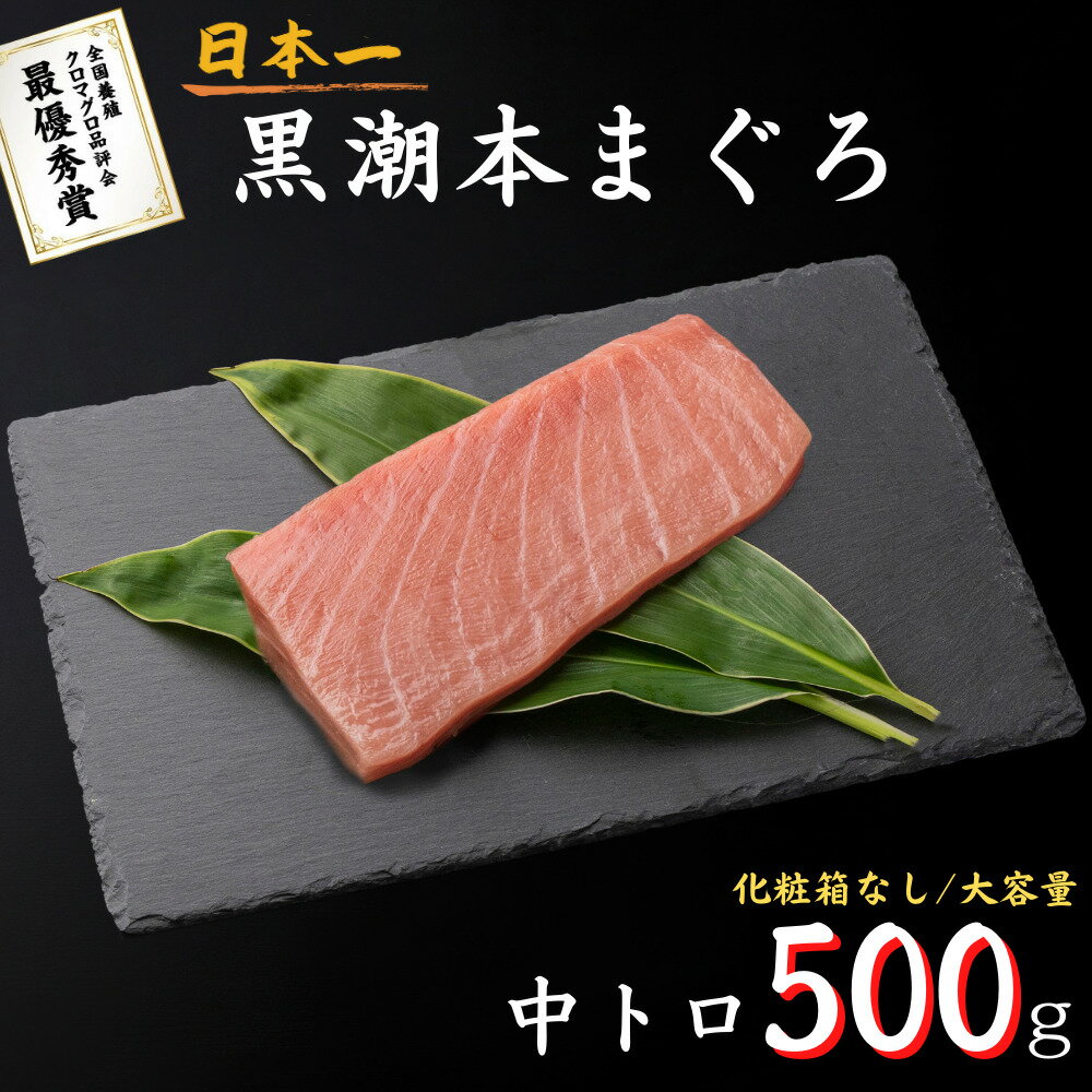 【化粧箱なし割引】最優秀賞受賞 黒潮本まぐろ 中トロ 500g 高知 土佐 大月町 冷凍 養殖 本鮪 黒鮪 マグロ 丼 刺身 寿司 ギフト プレゼント 自宅用 お中元 御中元 お歳暮 御歳暮 母の日 父の日 敬老の日 おつまみ