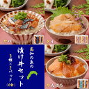 魚の漬け丼セット（3種×各2パック）6食分 送料無料 高知 