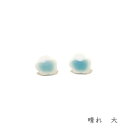 わたぐも 晴れ 大 ピアス【美濃焼 タイル かまもの やきもの 陶器 陶磁器 アクセサリー ハンドメイド 雲 くも】(4)