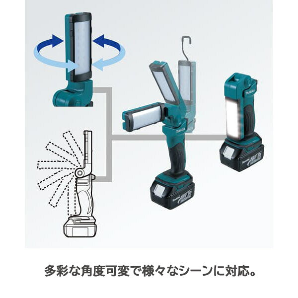 【マキタ】防災 作業用品 電動工具 充電工具 充電式LEDワークライト（本体のみ・バッテリ別売・充電器別売）【ML801】 nanbahc-10054077 ナンバ 楽天市場店 サンプル画像3