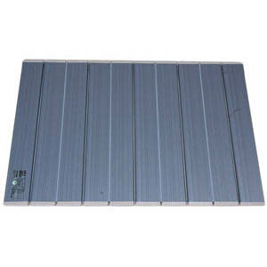 【特徴】 ・純銀のチカラ　ミューファン・パウダーによる銀イオンが、細菌の繁殖を防いで、イヤなヌメリを防ぎます。 ・自然の抗菌力だから安全です。 ・純銀を加工した特殊粉、ミューファンパウダーをカビやヌメリの最も気になる軟質部（継ぎ目）の素材に配合しました。 ・折りたたみ式でコンパクトに収納できます。 ・キャップの下の指掛かりで開けやすくなっています。 【仕様】 ・製品サイズ(mm)：700×994×11 ・製品重量(kg)：1.9 ・材質：本体：ポリプロピレン、軟質・スベリ止め：オレフィン系エラストマー ・カラー：メタリックグレー