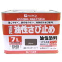 【カンペハピオ】油性さび止め塗料 速乾さび止め【7L グレー】