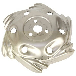 【トヨチュー商事】草刈機替刃 オニ斬り 赤【F1タイプ シルバー】