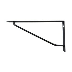 【メール便適用商品】【KGY工業】棚受 カラーアーム棚受【AAB-240 240mm つや消し黒】