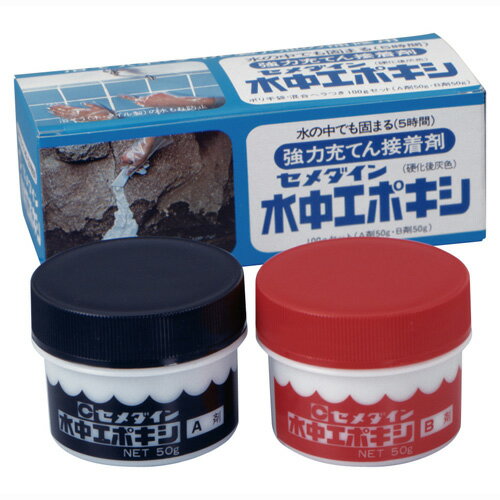 【セメダイン】接着剤 水中エポキシ【CA-152 100gセット】