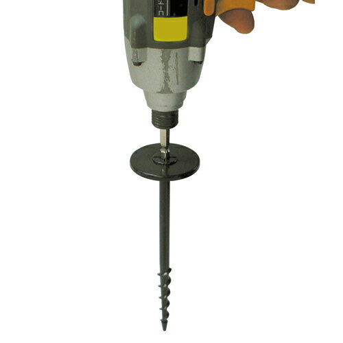 【DAIM】園芸商品 スクリューキーパー【15cm 黒】