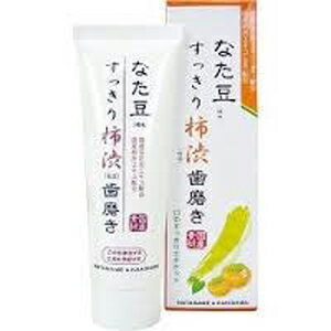 【商品の特長】 なた豆エキスと柿渋エキスで気になる口臭を予防！ 「なた豆すっきり柿渋歯磨き 120g」は、なた豆エキスと柿渋エキスを配合した自然派歯磨きです。 ブラッシングにより歯周ポケット内の細菌やプラークを取り除いてお口の中を清潔に保ち...