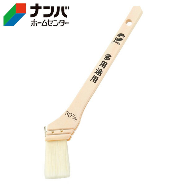 【仕様】●サイズ:30mm●毛材:化繊●柄:木、スチール●原産国:中国【商品の特長】●化学繊維100%でなめらかな塗り感です。●あらゆる塗装シーン＆塗料でご使用可能です。●コストパフォーマンスに優れた多用途タイプの刷毛です。