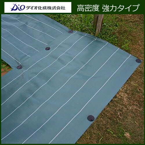 【ダイオ化成】防草用品 高密度防草シート【2415 1×5m 緑】