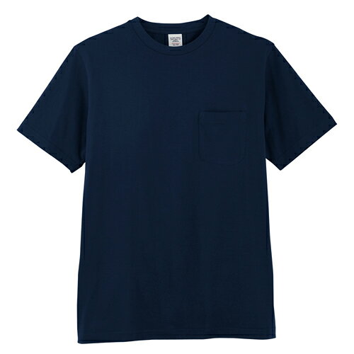 【コーコス信岡】ニット 綿100％半袖Tシャツ【2907 3L ネイビー】