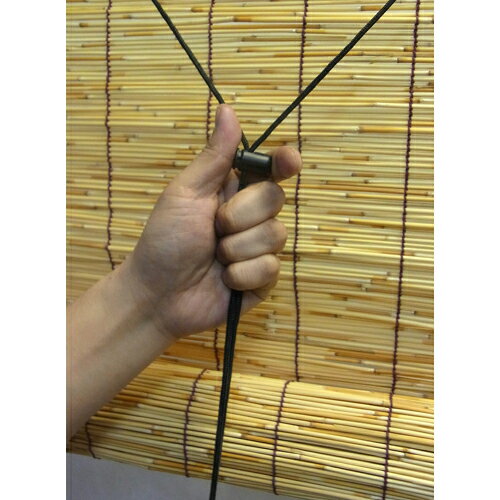 【三宅製簾】すだれ小物 巻上機能付吊り具 ツリマキ【ブラック】