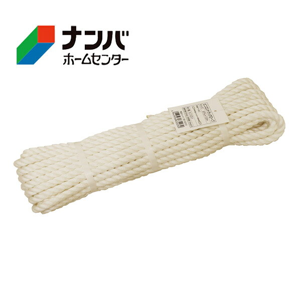 【仕様】 ●太さ：9mm ●長さ：10m ●材質：ビニロン ●破断強度：600kgf ●使用荷重：100kgf以内 【商品の特長】 ●手に優しく、トラック荷縛りに!! ●両端アイ加工（さつま加工）付。