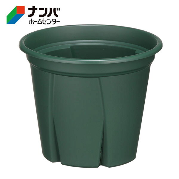【仕様】 ●8号 ●カラー：グリーン ●サイズ（mm）：Φ240×200 ●土容量：4.5L ●スタッキングサイズ：17mm ●材質：ポリプロピレン 【商品の特長】 ●通気性や排水性を良くして、根の生育環境を整えるスリット構造。 ●通気性を良くすることで、根のサークリングを軽減し、植物の発根が促進され元気に育ちます。 ●鉢底と地面の間に隙間ができる足つき構造で、排水性が良く根腐れを軽減します。 【使用上の注意】