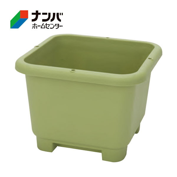 【K】【アイカ】鉢 プラ鉢 プランター 菜園プランター角型 グリーン【380号型】
