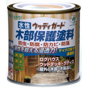【ニッペホームプロダクツ】水性塗料 水性ウッディガード【木部用 0.2L ブラウンオーク】