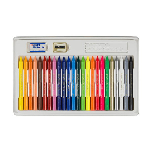 【サクラクレパス】学用品 絵画用品 クーピーペンシル クーピーペンシル24色 ソフトケース入り【FY24R1】 nanbahc-10062318 ナンバ 楽天市場店 サンプル画像2