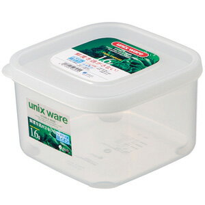 Plastic Storage Containers - 【アスベル】保存容器 ユニックス（レンジ）【NS-50 Ag 1．6L ナチュラル】