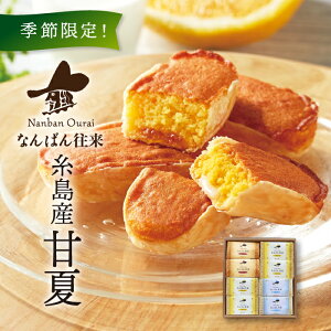 【なんばん往来 糸島産甘夏味入 詰合せ16個入】 季節限定 手土産 ギフト ご褒美スイーツ ティータイム