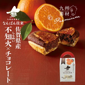 2023 冬 スイーツ 季節限定 なんばん往来 佐賀県産不知火×チョコレート 4個入 ご褒美 感謝 人気 自分用