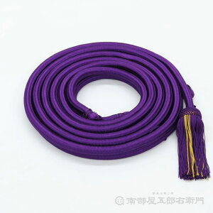 【熟練の紐職人が製作した逸品】神輿飾り紐 台輪寸法1尺3寸用 紫色 紐丈5m60cmX太さ2,2cm神輿紐 みこしひも 神輿飾り紐 かざりひも 化粧綱 けしょうつな 祭 祭礼用品 お祭り用品 こどもみこし 子供神輿 江戸前神輿 堅牢染 装飾 飾付け かざりつけ むらさきいろ